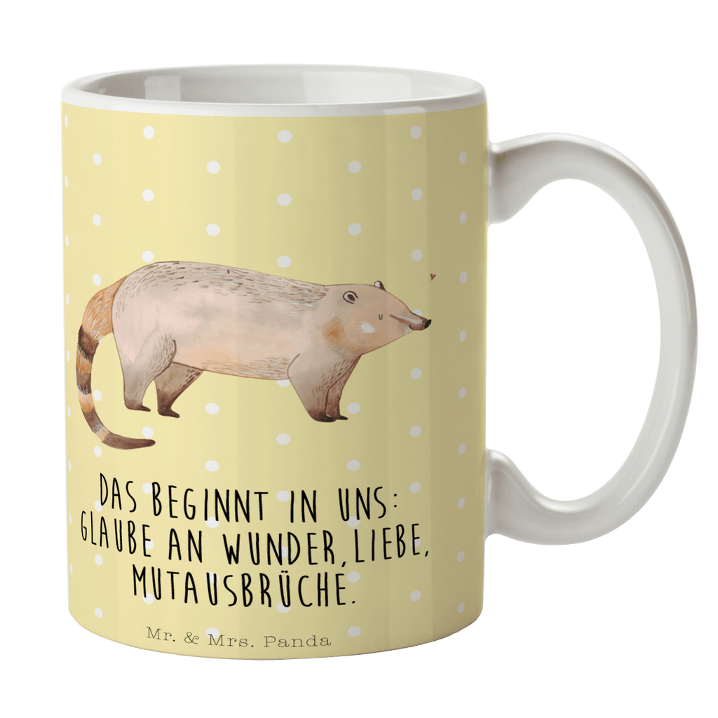 Tasse Nasenbär Nasenbär, Nasenbären, Rüsselbär, Bär, Becher, Kaffeetasse, Kaffeebecher, Tee, Frühstück, Büro  süße Tiermotive, gute Laune, lustige Sprüche, Tiere
