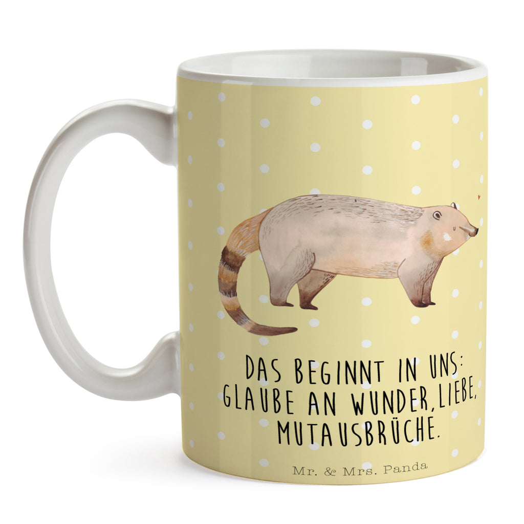 Tasse Nasenbär Nasenbär, Nasenbären, Rüsselbär, Bär, Becher, Kaffeetasse, Kaffeebecher, Tee, Frühstück, Büro  süße Tiermotive, gute Laune, lustige Sprüche, Tiere