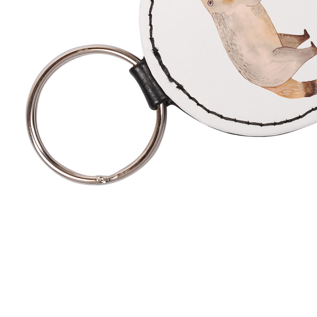 Rund Schlüsselanhänger Nasenbär Schlüsselanhänger, Anhänger, Taschenanhänger, Glücksbringer, Schutzengel, Tiermotive, Gute Laune, lustige Sprüche, Tiere, Nasenbär, Nasenbären, Rüsselbär, Bär