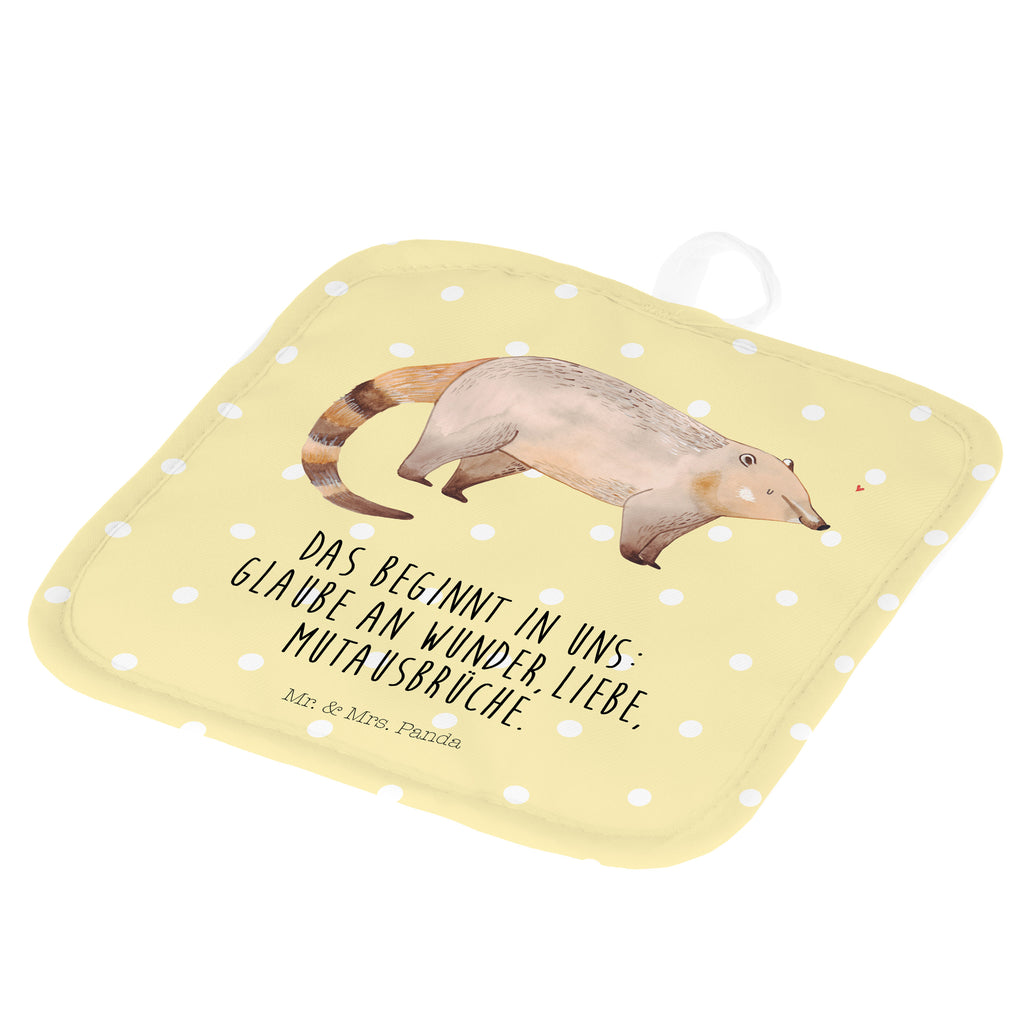 2er Set Topflappen  Nasenbär Topflappen, Topfuntersetzer, Ofenhandschuh, Topflappen Set, Topflappen lustig, Topflappen mit Spruch, Tiermotive, Gute Laune, lustige Sprüche, Tiere, Nasenbär, Nasenbären, Rüsselbär, Bär