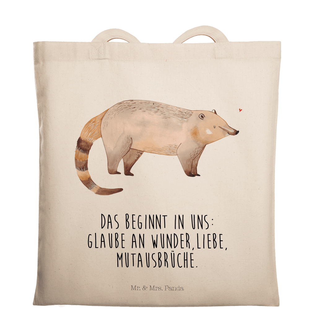 Tragetasche Nasenbär Beuteltasche, Beutel, Einkaufstasche, Jutebeutel, Stoffbeutel, Tiermotive, Gute Laune, lustige Sprüche, Tiere, Nasenbär, Nasenbären, Rüsselbär, Bär