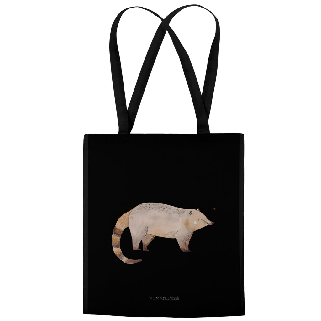 Tragetasche Nasenbär Beuteltasche, Beutel, Einkaufstasche, Jutebeutel, Stoffbeutel, Tiermotive, Gute Laune, lustige Sprüche, Tiere, Nasenbär, Nasenbären, Rüsselbär, Bär