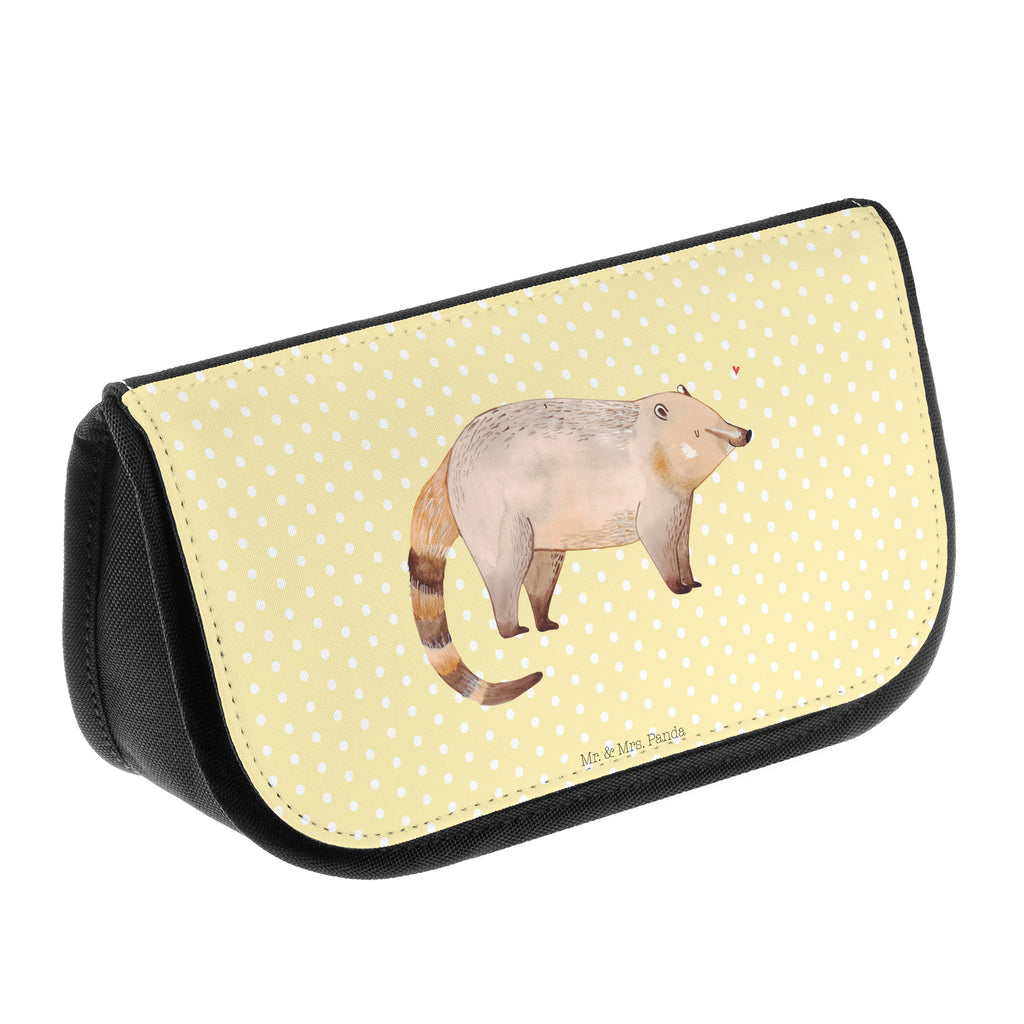 Kosmetiktasche Nasenbär Kosmetikbeutel, Kulturtasche, Kulturbeutel, Schminktasche, Make-Up Tasche, Tiermotive, Gute Laune, lustige Sprüche, Tiere, Nasenbär, Nasenbären, Rüsselbär, Bär