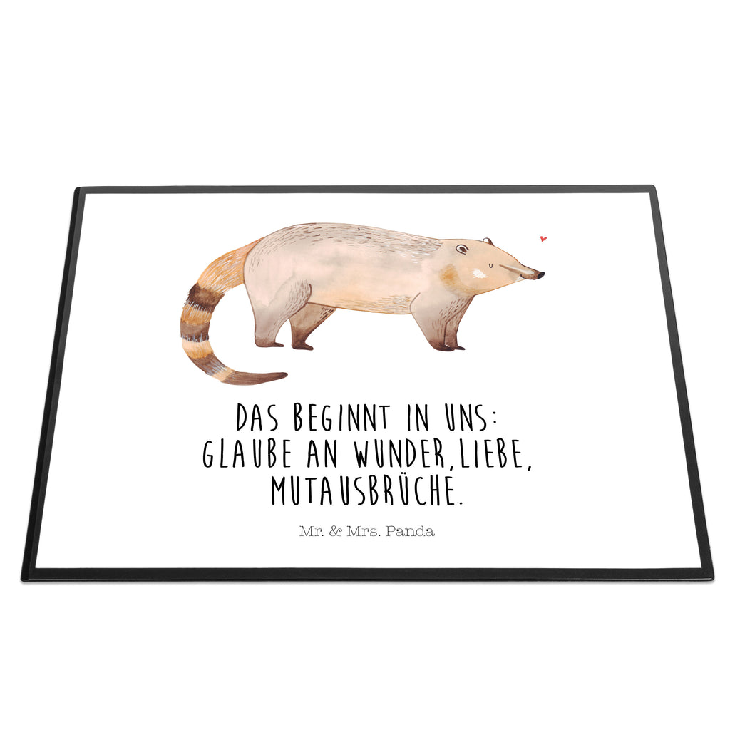 Schreibtischunterlage Nasenbär Schreibunterlage, Schreibtischauflage, Bürobedarf, Büroartikel, Schreibwaren, Schreibtisch Unterlagen, Schreibtischunterlage Groß, Tiermotive, Gute Laune, lustige Sprüche, Tiere, Nasenbär, Nasenbären, Rüsselbär, Bär