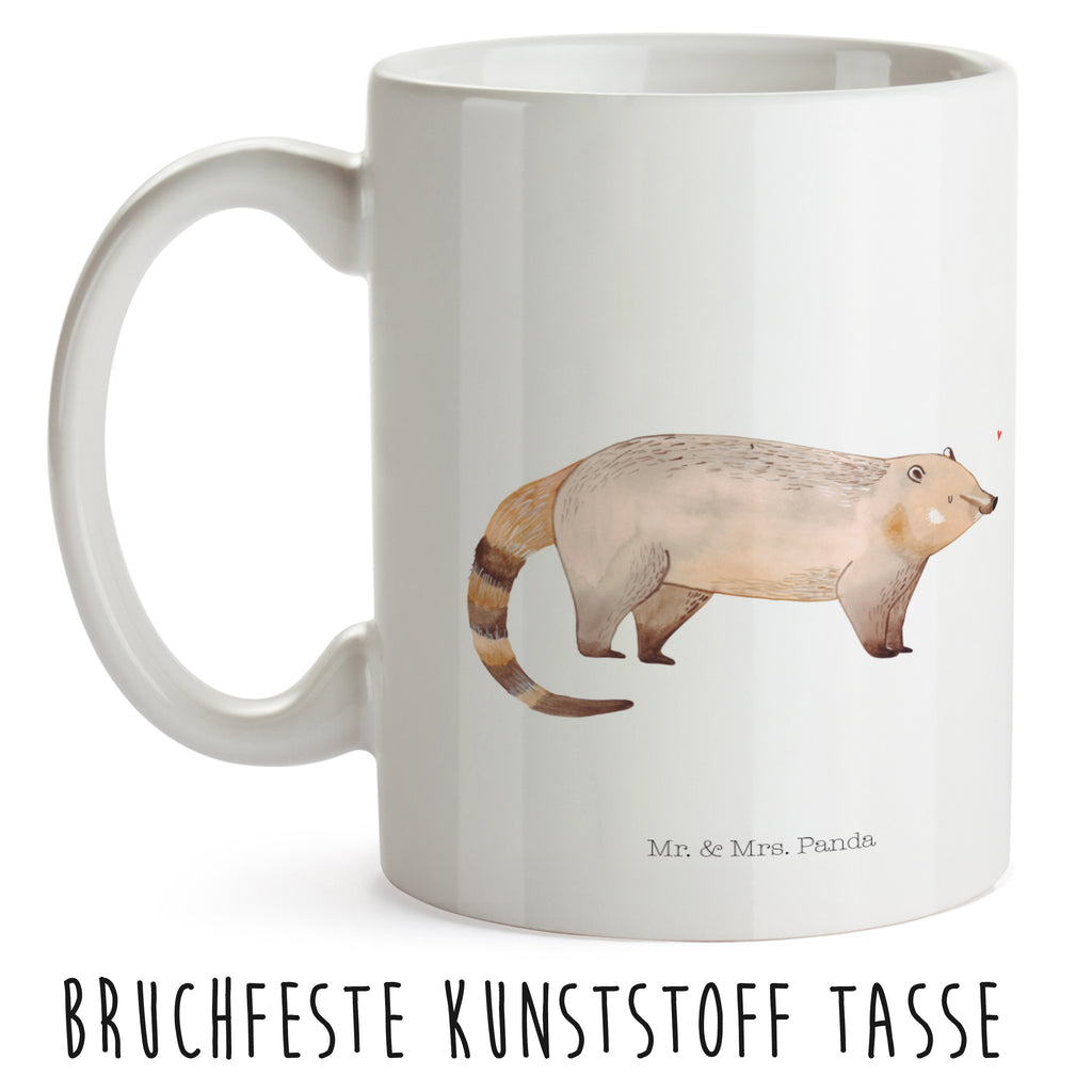 Kindertasse Nasenbär Kunststoff Tasse, Kindergarten, Tasse, Trinkbecher, Camping Becher, Kaffeetasse, Kunststoffbecher, Kindergartenbecher, Outdoorgeschirr, Kunststoffgeschirr, Reisebecher, Reisetasse, Kinderbecher, Tiermotive, Gute Laune, lustige Sprüche, Tiere, Nasenbär, Nasenbären, Rüsselbär, Bär