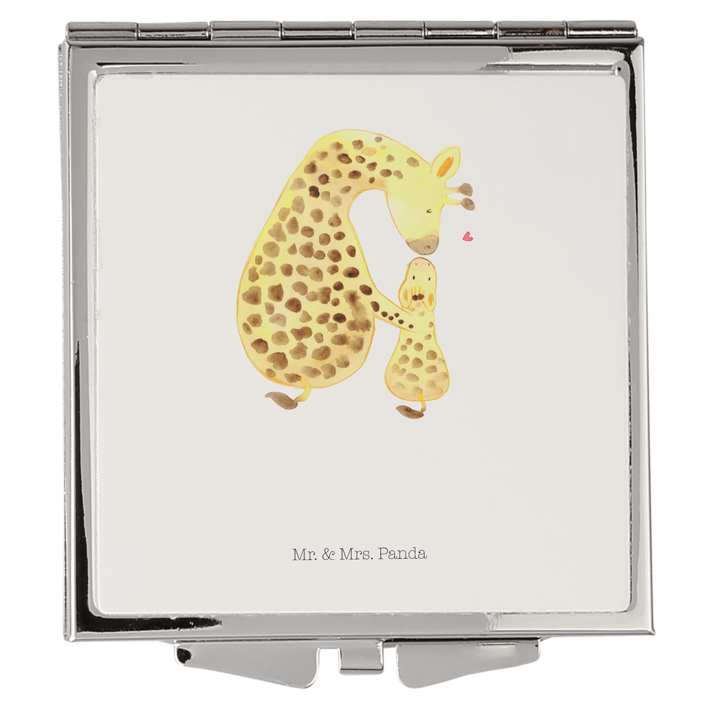 Handtaschenspiegel quadratisch Nasenbär Spiegel, Handtasche, Quadrat, silber, schminken, Schminkspiegel, Tiermotive, Gute Laune, lustige Sprüche, Tiere, Nasenbär, Nasenbären, Rüsselbär, Bär