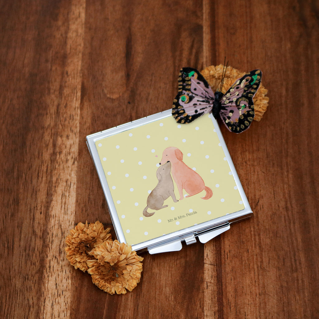 Handtaschenspiegel quadratisch Nasenbär Spiegel, Handtasche, Quadrat, silber, schminken, Schminkspiegel, Tiermotive, Gute Laune, lustige Sprüche, Tiere, Nasenbär, Nasenbären, Rüsselbär, Bär