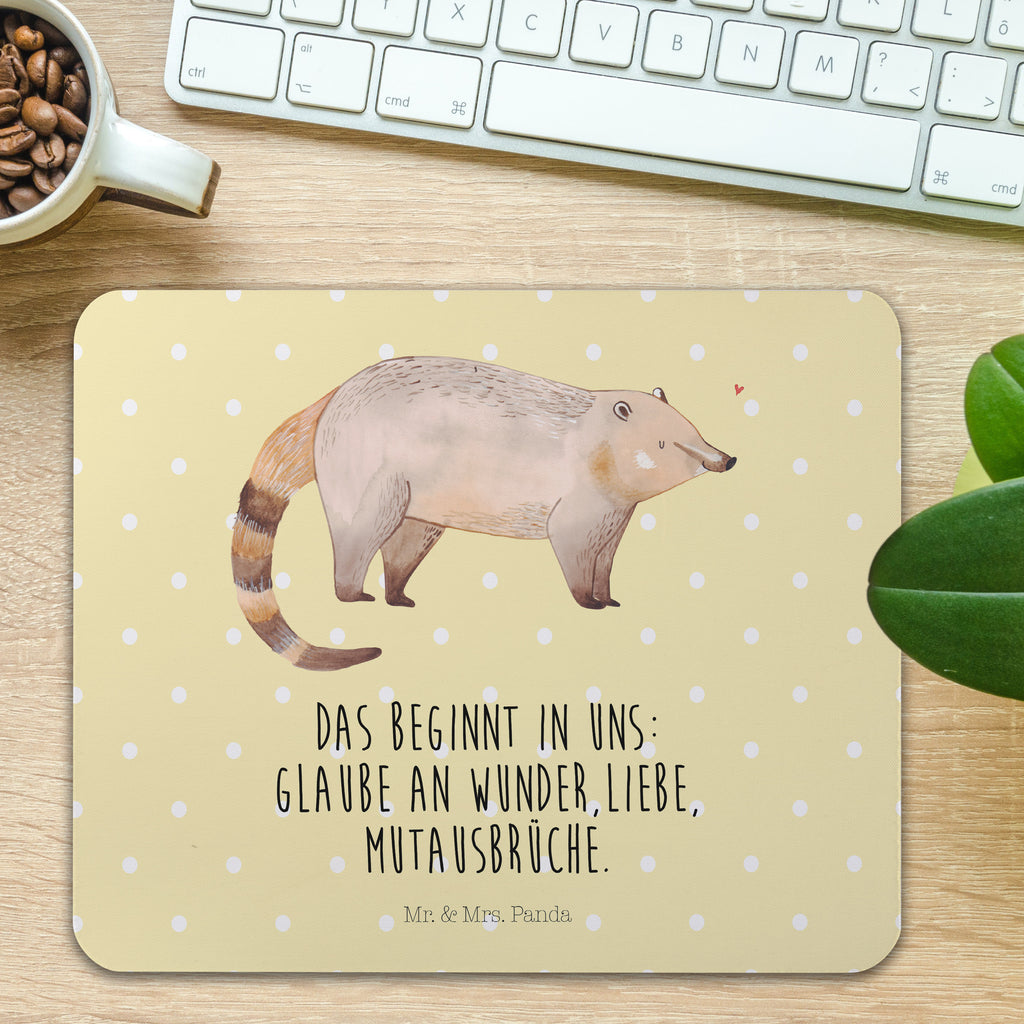 Mauspad Nasenbär Mousepad, Computer zubehör, Büroausstattung, PC Zubehör, Arbeitszimmer, Mauspad, Einzigartiges Mauspad, Designer Mauspad, Tiermotive, Gute Laune, lustige Sprüche, Tiere, Nasenbär, Nasenbären, Rüsselbär, Bär