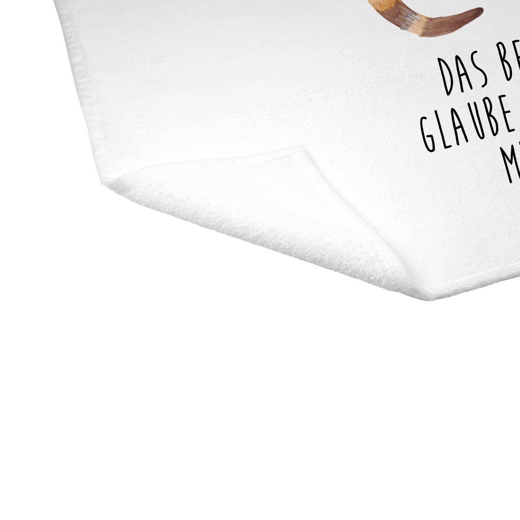 Gäste Handtuch Nasenbär Gästetuch, Reisehandtuch, Sport Handtuch, Frottier, Kinder Handtuch, Tiermotive, Gute Laune, lustige Sprüche, Tiere, Nasenbär, Nasenbären, Rüsselbär, Bär