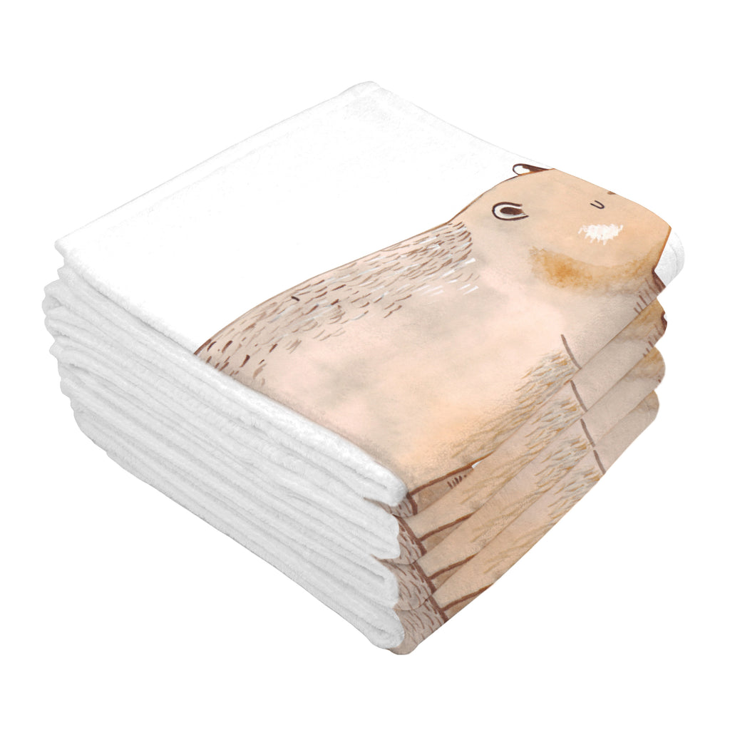 Gäste Handtuch Nasenbär Gästetuch, Reisehandtuch, Sport Handtuch, Frottier, Kinder Handtuch, Tiermotive, Gute Laune, lustige Sprüche, Tiere, Nasenbär, Nasenbären, Rüsselbär, Bär