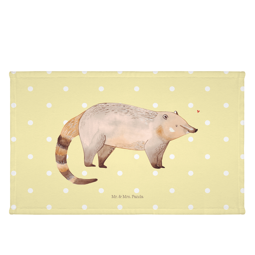 Gäste Handtuch Nasenbär Gästetuch, Reisehandtuch, Sport Handtuch, Frottier, Kinder Handtuch, Tiermotive, Gute Laune, lustige Sprüche, Tiere, Nasenbär, Nasenbären, Rüsselbär, Bär