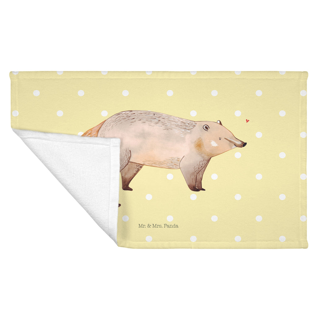 Gäste Handtuch Nasenbär Gästetuch, Reisehandtuch, Sport Handtuch, Frottier, Kinder Handtuch, Tiermotive, Gute Laune, lustige Sprüche, Tiere, Nasenbär, Nasenbären, Rüsselbär, Bär
