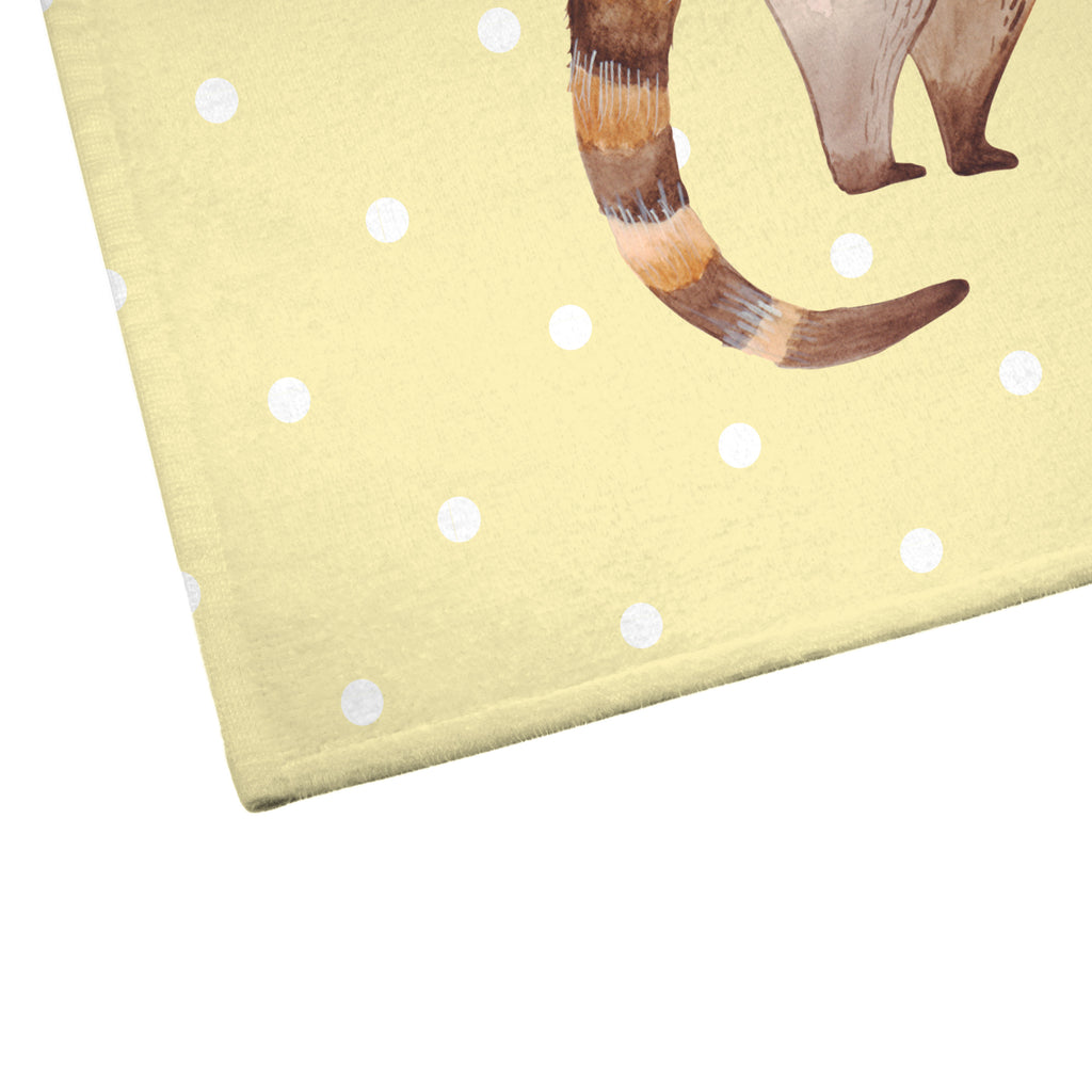 Gäste Handtuch Nasenbär Gästetuch, Reisehandtuch, Sport Handtuch, Frottier, Kinder Handtuch, Tiermotive, Gute Laune, lustige Sprüche, Tiere, Nasenbär, Nasenbären, Rüsselbär, Bär