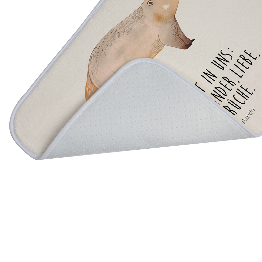Badvorleger Nasenbär Badematte, Badteppich, Duschvorleger, Badezimmerteppich, Badezimmermatte, Badvorleger, Duschmatte, Duschteppich, Tiermotive, Gute Laune, lustige Sprüche, Tiere, Nasenbär, Nasenbären, Rüsselbär, Bär
