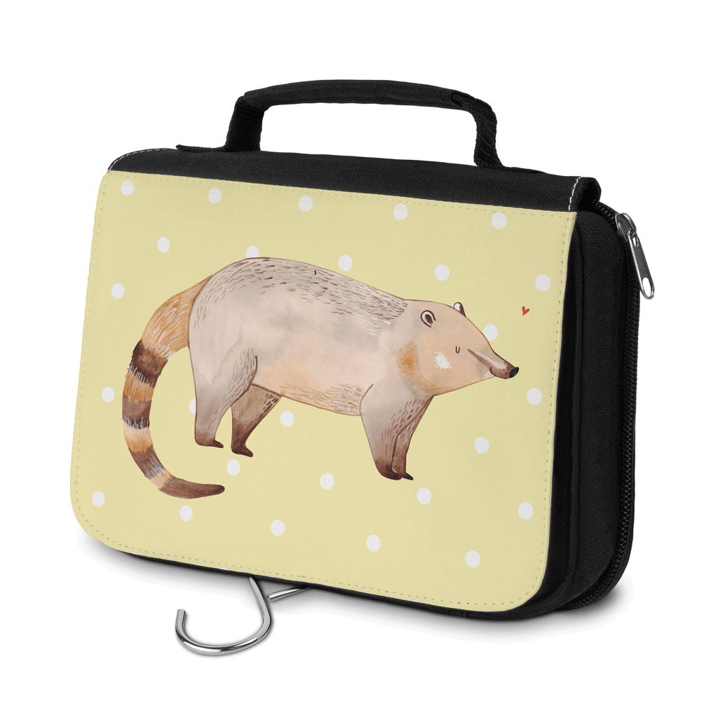 Kulturbeutel Nasenbär Kulturbeutel, Zum Aufhängen, Waschtasche, Kosmetiktasche, Damen, Herren, Aufbewahrungstasche, Schminktasche, Kosmetikbeutel, Organizer, Kulturtasche, Schminkutensil, Tiermotive, Gute Laune, lustige Sprüche, Tiere, Nasenbär, Nasenbären, Rüsselbär, Bär