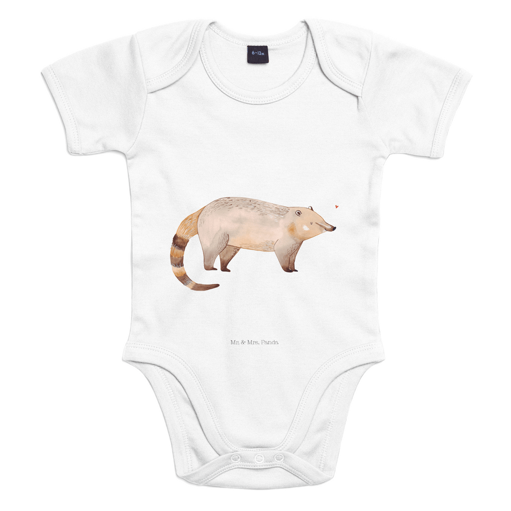 Organic Baby Body Nasenbär Babykleidung, Babystrampler, Strampler, Wickelbody, Baby Erstausstattung, Junge, Mädchen, Tiermotive, Gute Laune, lustige Sprüche, Tiere, Nasenbär, Nasenbären, Rüsselbär, Bär
