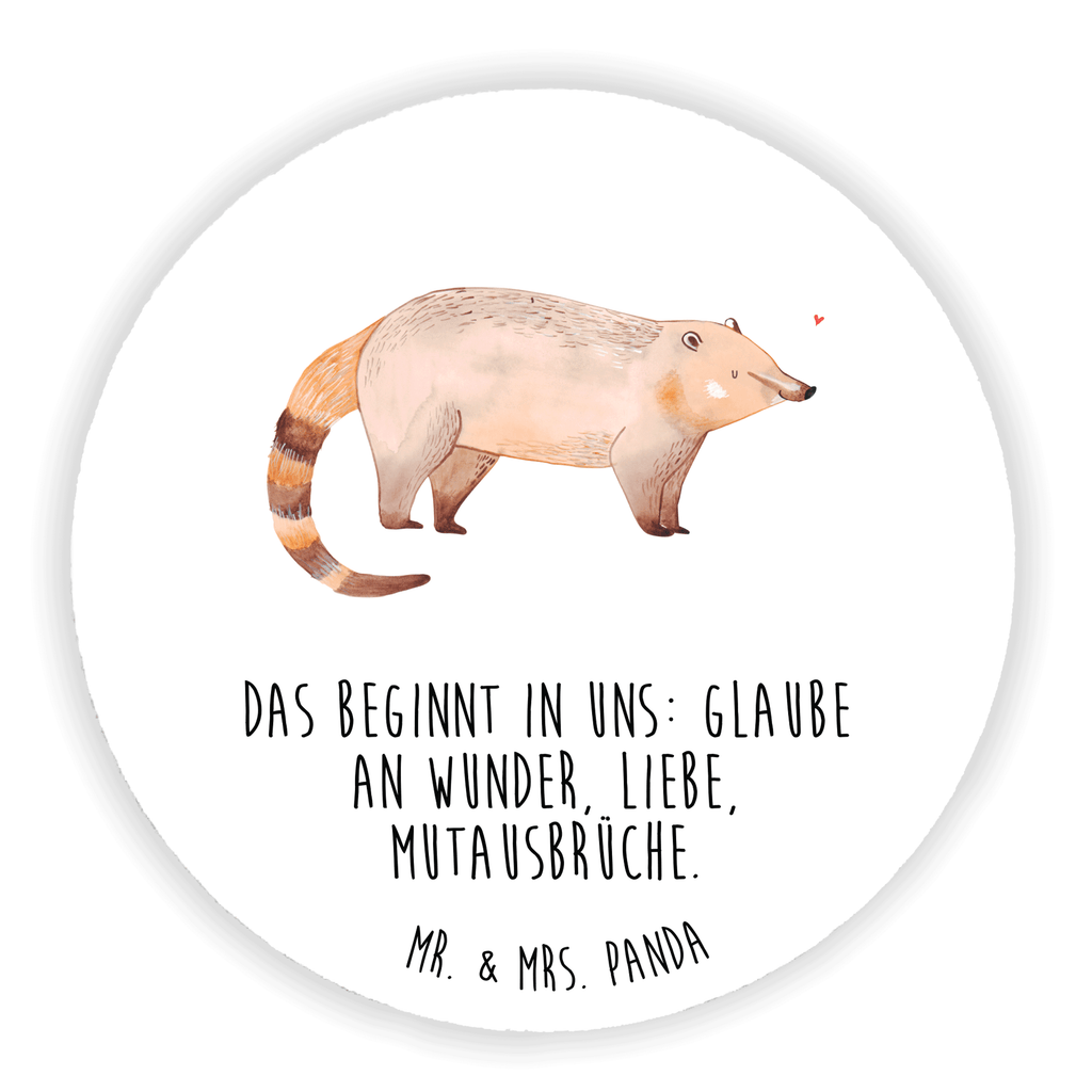 Rund Magnet Nasenbär Kühlschrankmagnet, Pinnwandmagnet, Souvenir Magnet, Motivmagnete, Dekomagnet, Whiteboard Magnet, Notiz Magnet, Kühlschrank Dekoration, Tiermotive, Gute Laune, lustige Sprüche, Tiere, Nasenbär, Nasenbären, Rüsselbär, Bär