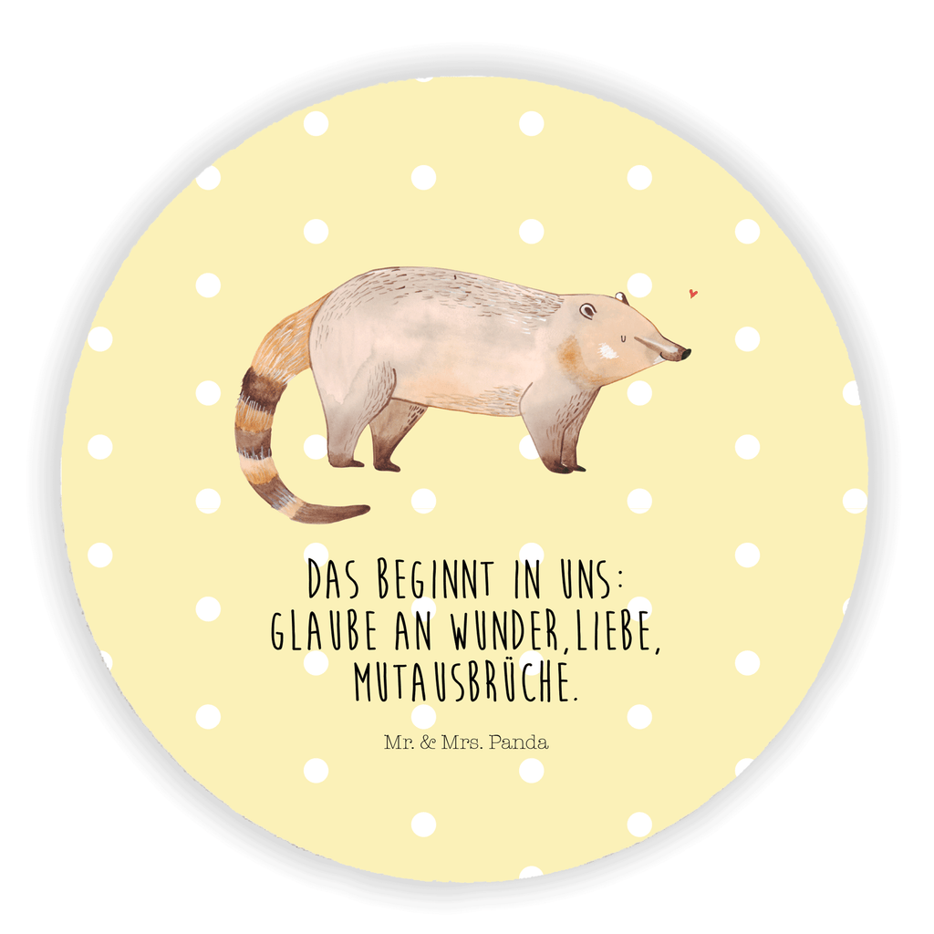 Rund Magnet Nasenbär Kühlschrankmagnet, Pinnwandmagnet, Souvenir Magnet, Motivmagnete, Dekomagnet, Whiteboard Magnet, Notiz Magnet, Kühlschrank Dekoration, Tiermotive, Gute Laune, lustige Sprüche, Tiere, Nasenbär, Nasenbären, Rüsselbär, Bär