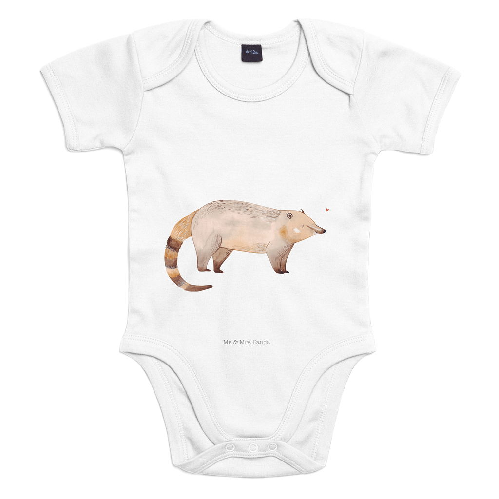 Organic Baby Body Nasenbär Babykleidung, Babystrampler, Strampler, Wickelbody, Baby Erstausstattung, Junge, Mädchen, Tiermotive, Gute Laune, lustige Sprüche, Tiere, Nasenbär, Nasenbären, Rüsselbär, Bär