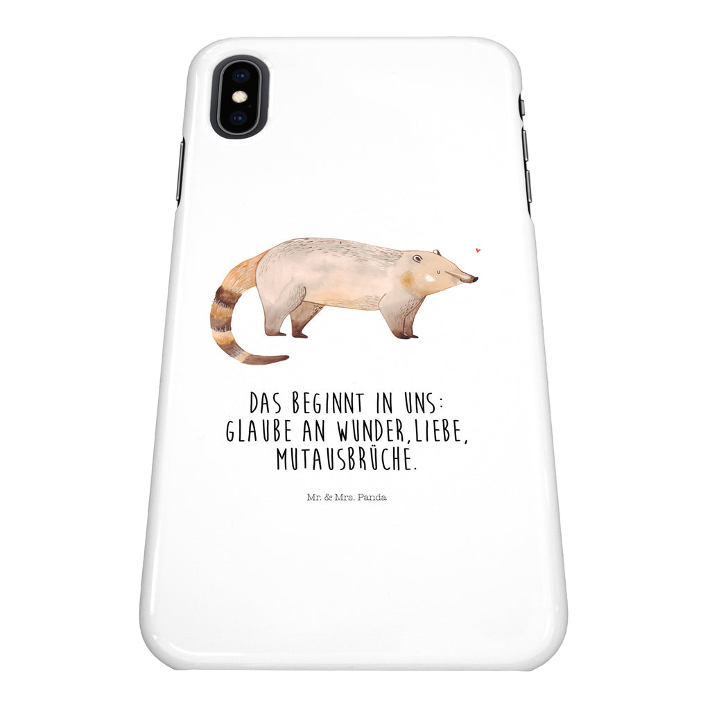 Iphone XS Handyhülle Nasenbär Iphone XS Handyhülle, Handyhülle, Iphone XS, Smartphone, Hülle, süße Tiermotive, gute Laune, lustige Sprüche, Tiere, Nasenbär, Nasenbären, Rüsselbär, Bär