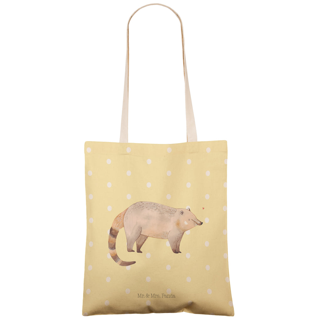 Einkaufstasche Nasenbär Tragetasche, Tasche, Beutel, Stofftasche, Baumwolltasche, Umhängetasche, Shopper, Tiermotive, Gute Laune, lustige Sprüche, Tiere, Nasenbär, Nasenbären, Rüsselbär, Bär