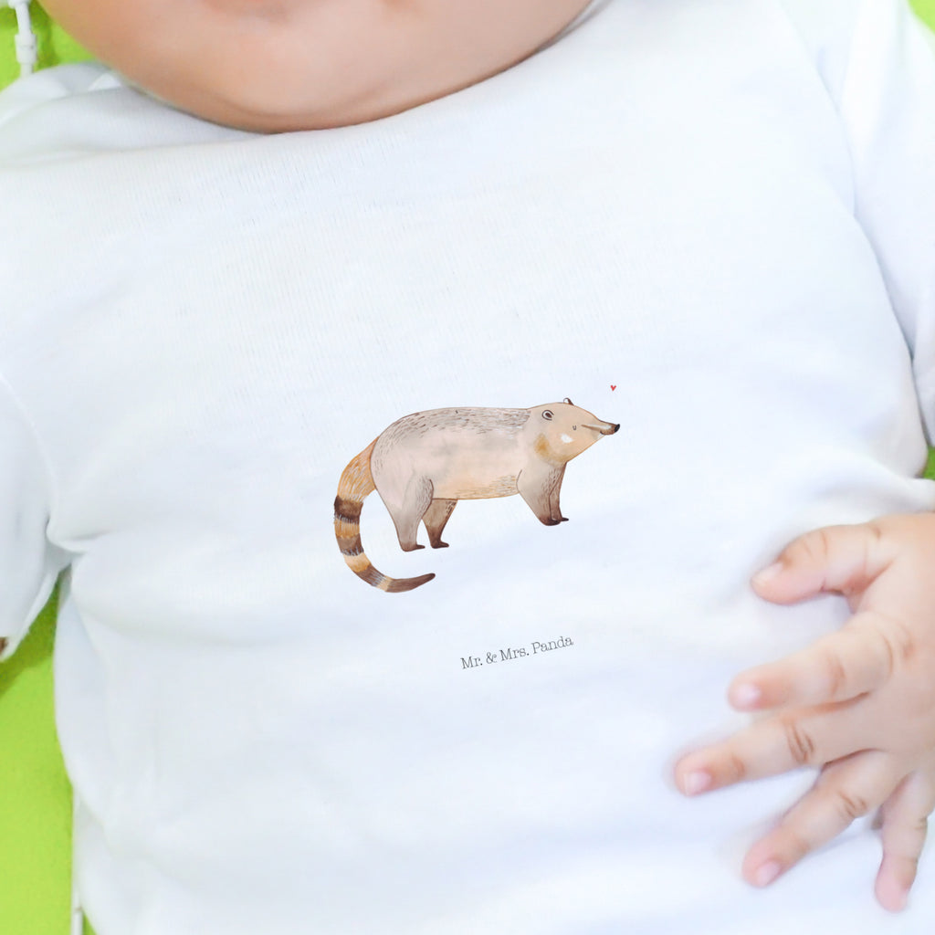 12-18 Monate Baby Longsleeve Nasenbär Mädchen, Jungen, Baby, Langarm, Bio, Kleidung, Tiermotive, Gute Laune, lustige Sprüche, Tiere, Nasenbär, Nasenbären, Rüsselbär, Bär