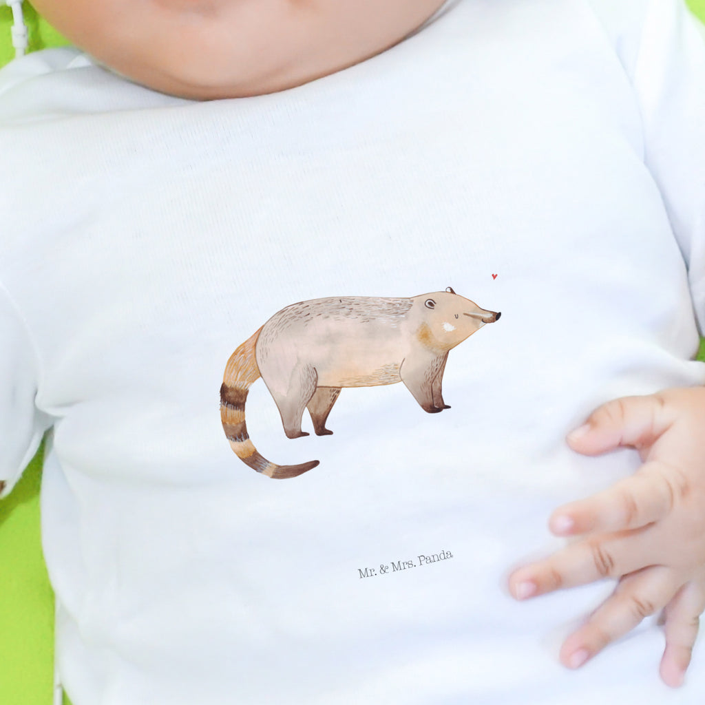12-18 Monate Baby Longsleeve Nasenbär Mädchen, Jungen, Baby, Langarm, Bio, Kleidung, Tiermotive, Gute Laune, lustige Sprüche, Tiere, Nasenbär, Nasenbären, Rüsselbär, Bär