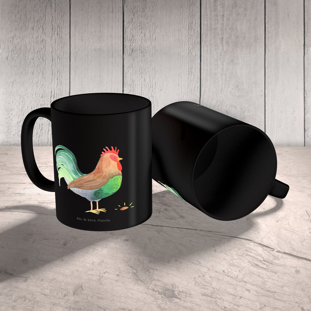 Tasse Hahn mit Korn Hahn, Bauernhof, Korn, Henne, Eier, Natur Becher, Kaffeetasse, Kaffeebecher, Tee, Frühstück, Büro  Bauernhof, Hoftiere, Landwirt, Landwirtin