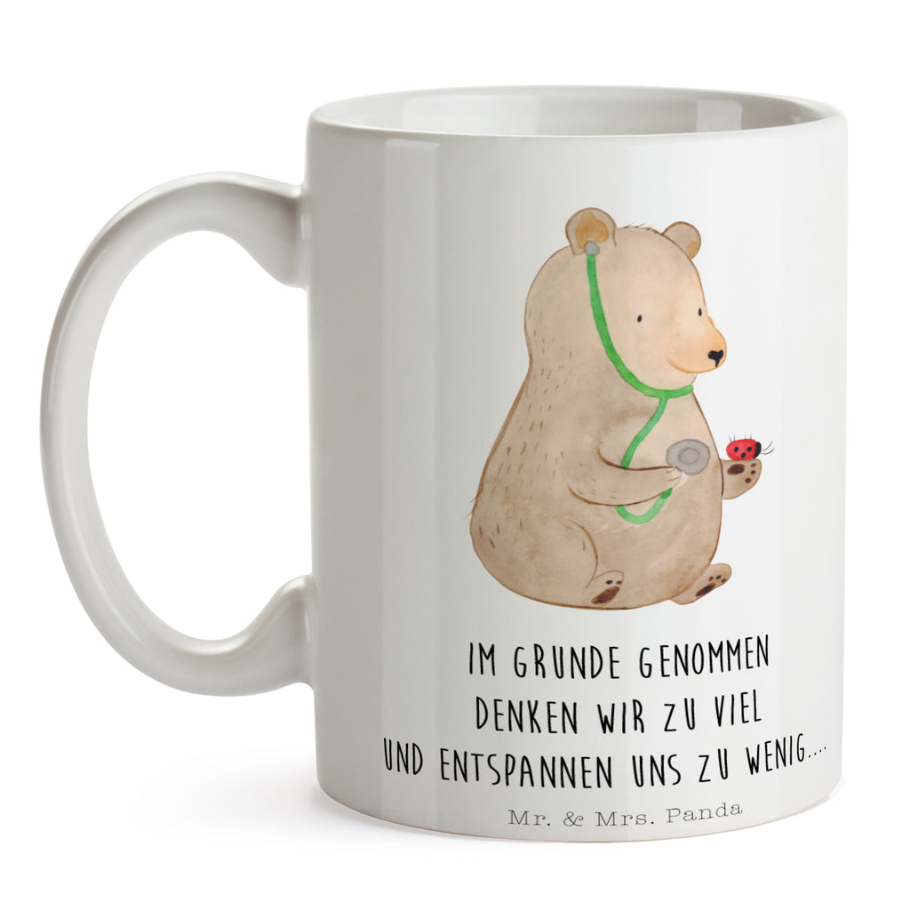 Tasse Bär Arzt Bär, Arzt, Ärztin, Doktor, Professor, Doktorin, Professorin Becher, Kaffeetasse, Kaffeebecher, Tee, Frühstück, Büro  Bär, Teddy, Teddybär