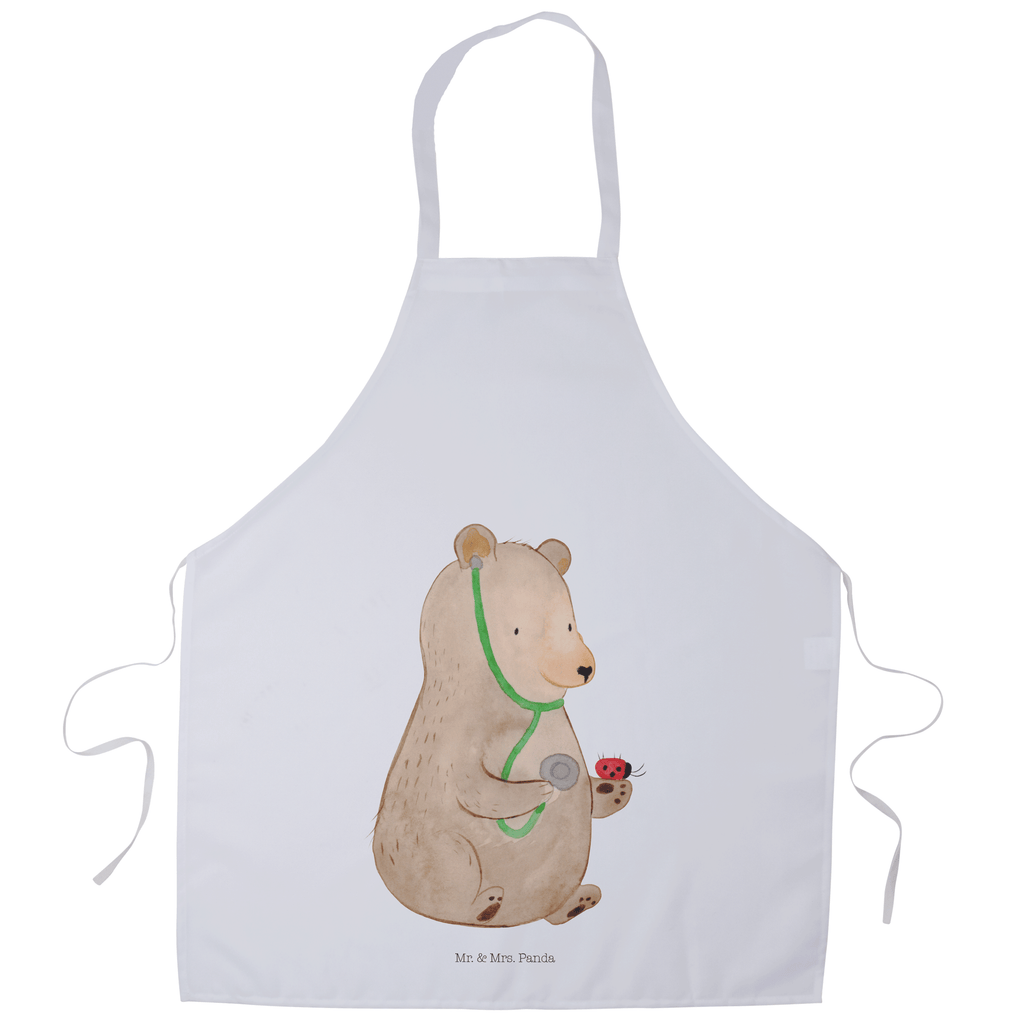 Kochschürze Bär Arzt Schürze, Backschürze, Küchenschürze, Grillschürze, Latzschürze, Bär, Teddy, Teddybär, Arzt, Ärztin, Doktor, Professor, Doktorin, Professorin