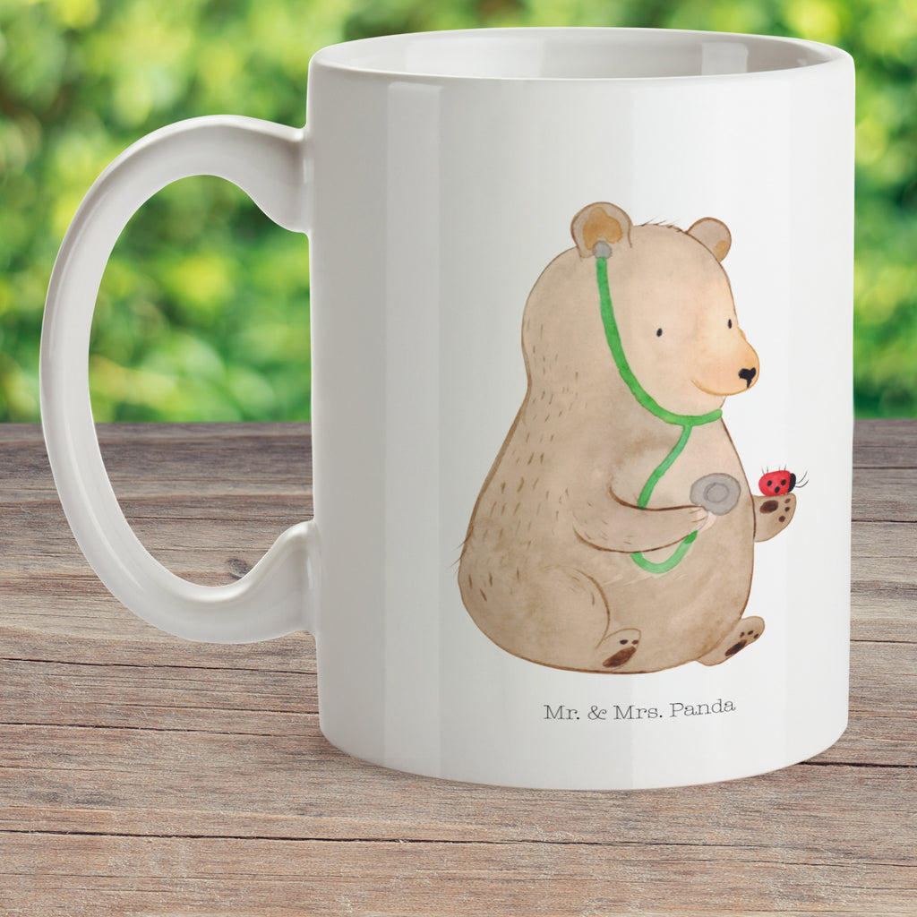 Kindertasse Bär Arzt Kunststoff Tasse, Kindergarten, Tasse, Trinkbecher, Camping Becher, Kaffeetasse, Kunststoffbecher, Kindergartenbecher, Outdoorgeschirr, Kunststoffgeschirr, Reisebecher, Reisetasse, Kinderbecher, Bär, Teddy, Teddybär, Arzt, Ärztin, Doktor, Professor, Doktorin, Professorin