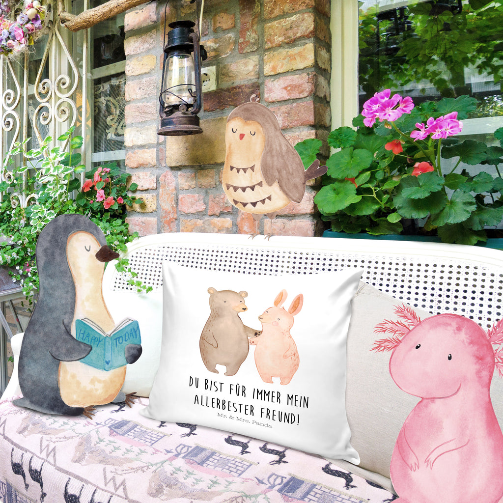 40x40 Kissen Bär Hase Umarmen Kissenhülle, Kopfkissen, Sofakissen, Dekokissen, Motivkissen, Liebe, Partner, Freund, Freundin, Ehemann, Ehefrau, Heiraten, Verlobung, Heiratsantrag, Liebesgeschenk, Jahrestag, Hocheitstag, Freunde, bester Freund, Hase, Bär, Bärchen, best friends