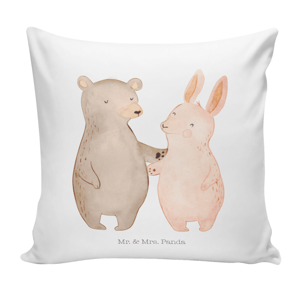 40x40 Kissen Bär Hase Umarmen Kissenhülle, Kopfkissen, Sofakissen, Dekokissen, Motivkissen, Liebe, Partner, Freund, Freundin, Ehemann, Ehefrau, Heiraten, Verlobung, Heiratsantrag, Liebesgeschenk, Jahrestag, Hocheitstag, Freunde, bester Freund, Hase, Bär, Bärchen, best friends