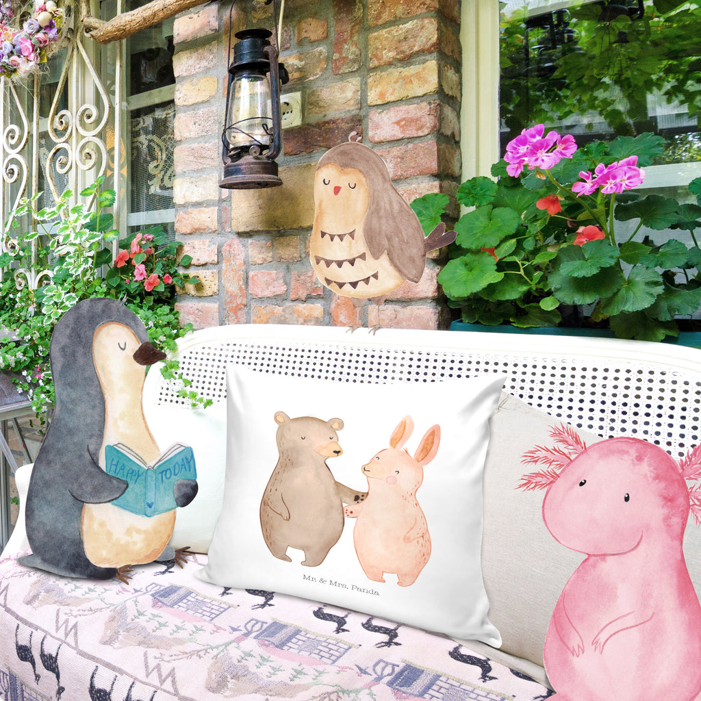 40x40 Kissen Bär Hase Umarmen Kissenhülle, Kopfkissen, Sofakissen, Dekokissen, Motivkissen, Liebe, Partner, Freund, Freundin, Ehemann, Ehefrau, Heiraten, Verlobung, Heiratsantrag, Liebesgeschenk, Jahrestag, Hocheitstag, Freunde, bester Freund, Hase, Bär, Bärchen, best friends