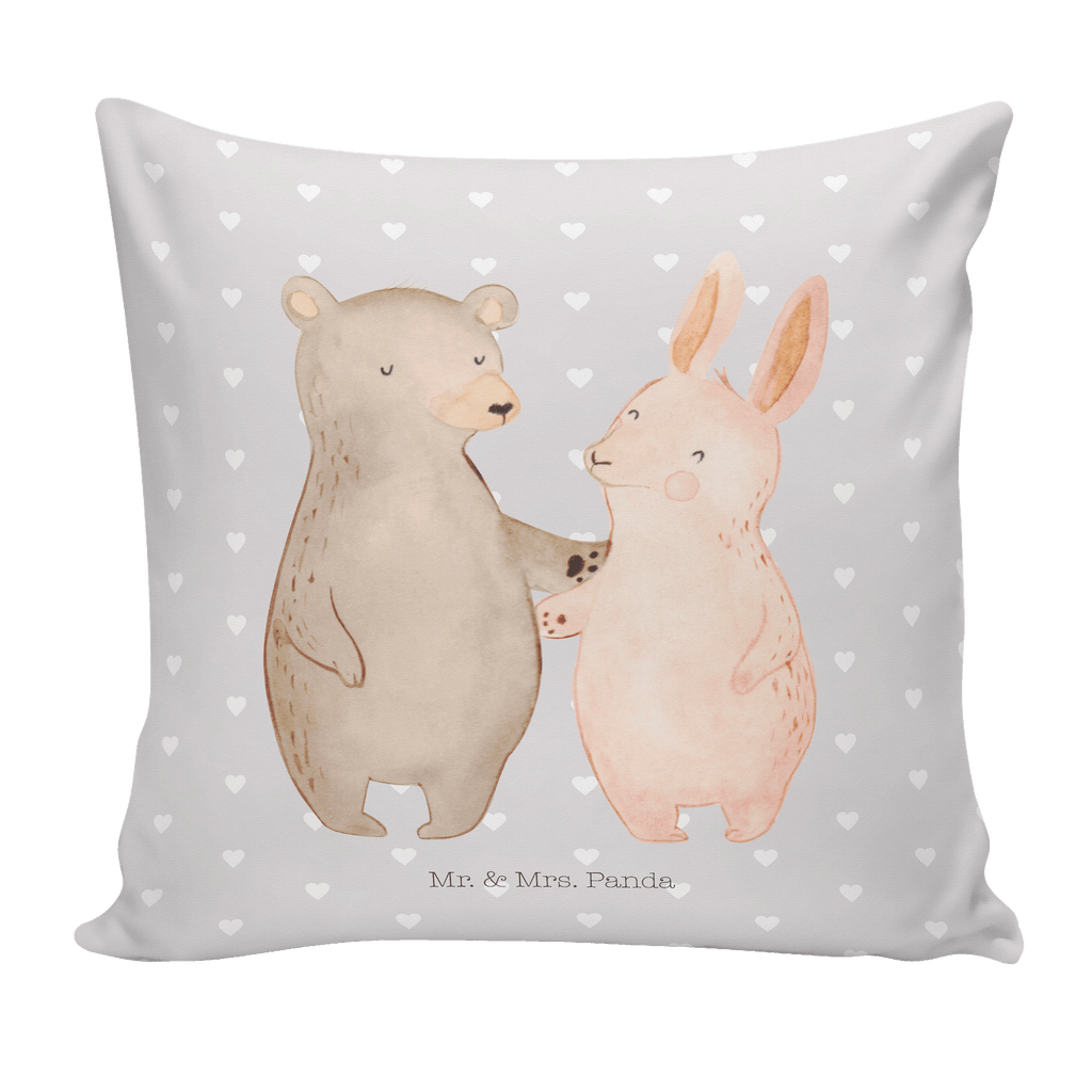 40x40 Kissen Bär Hase Umarmen Kissenhülle, Kopfkissen, Sofakissen, Dekokissen, Motivkissen, Liebe, Partner, Freund, Freundin, Ehemann, Ehefrau, Heiraten, Verlobung, Heiratsantrag, Liebesgeschenk, Jahrestag, Hocheitstag, Freunde, bester Freund, Hase, Bär, Bärchen, best friends