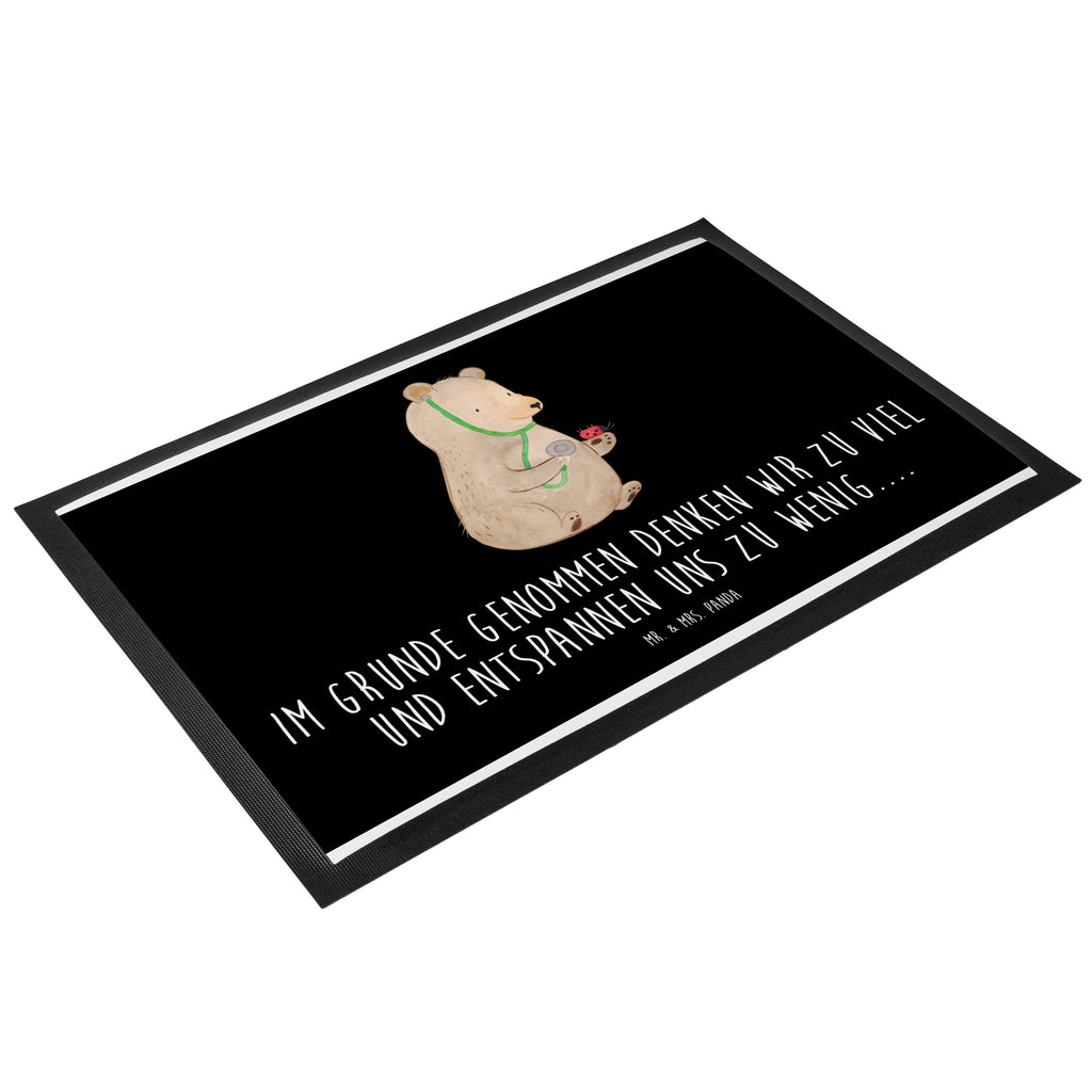 Fußmatte Bär Arzt Bär, Arzt, Ärztin, Doktor, Professor, Doktorin, Professorin Türvorleger, Schmutzmatte, Fußabtreter, Matte, Schmutzfänger, Fußabstreifer, Schmutzfangmatte, Türmatte, Motivfußmatte,  Haustürmatte, Vorleger  Bär, Teddy, Teddybär