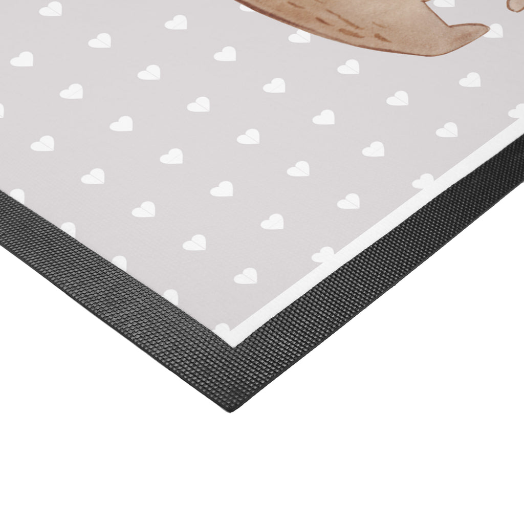 Fußmatte Bär Hase Umarmen Freunde, bester Freund, Hase, Bär, Bärchen, best friends Türvorleger, Schmutzmatte, Fußabtreter, Matte, Schmutzfänger, Fußabstreifer, Schmutzfangmatte, Türmatte, Motivfußmatte,  Haustürmatte, Vorleger  Liebe,  Partner, Freund, Freundin, Ehemann, Ehefrau, Heiraten, Verlobung, Heiratsantrag, Liebesgeschenk, Jahrestag, Hocheitstag