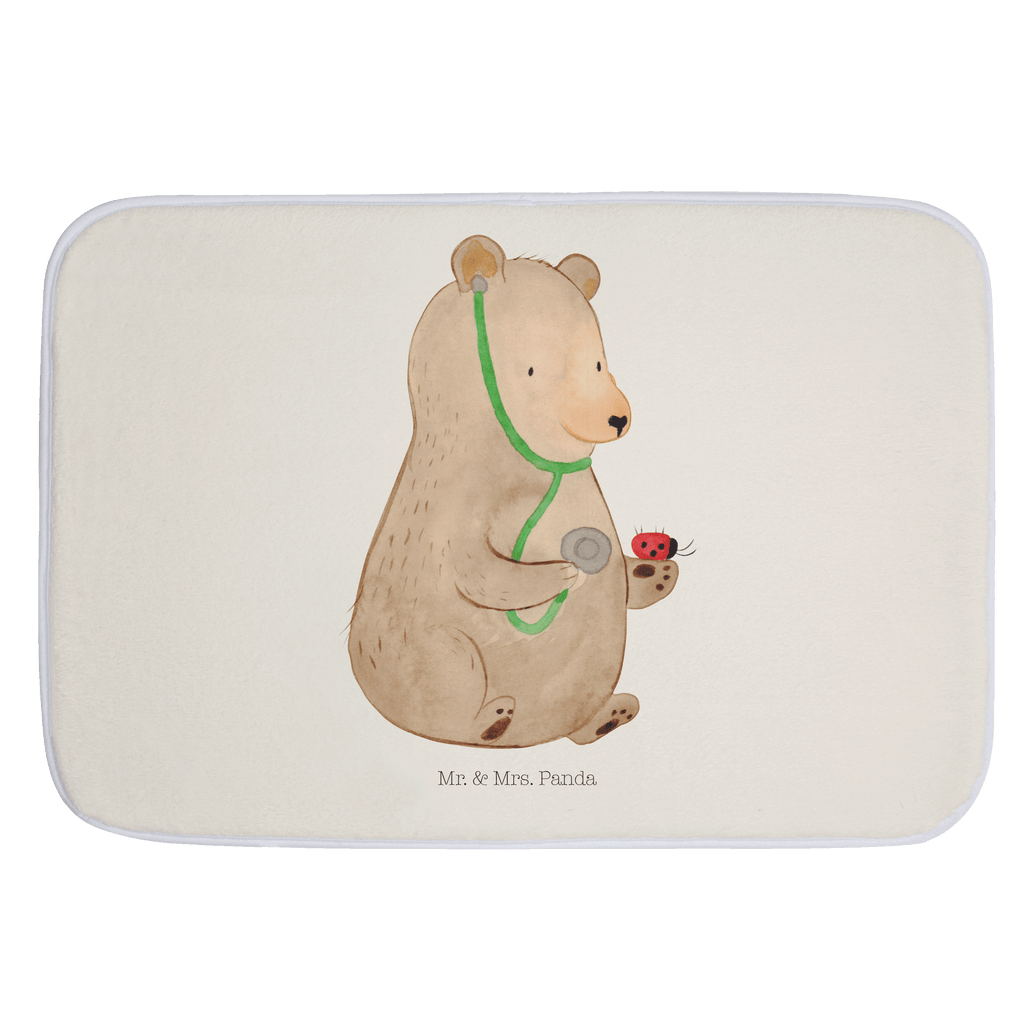 Badvorleger Bär Arzt Badematte, Badteppich, Duschvorleger, Badezimmerteppich, Badezimmermatte, Badvorleger, Duschmatte, Duschteppich, Bär, Teddy, Teddybär, Arzt, Ärztin, Doktor, Professor, Doktorin, Professorin