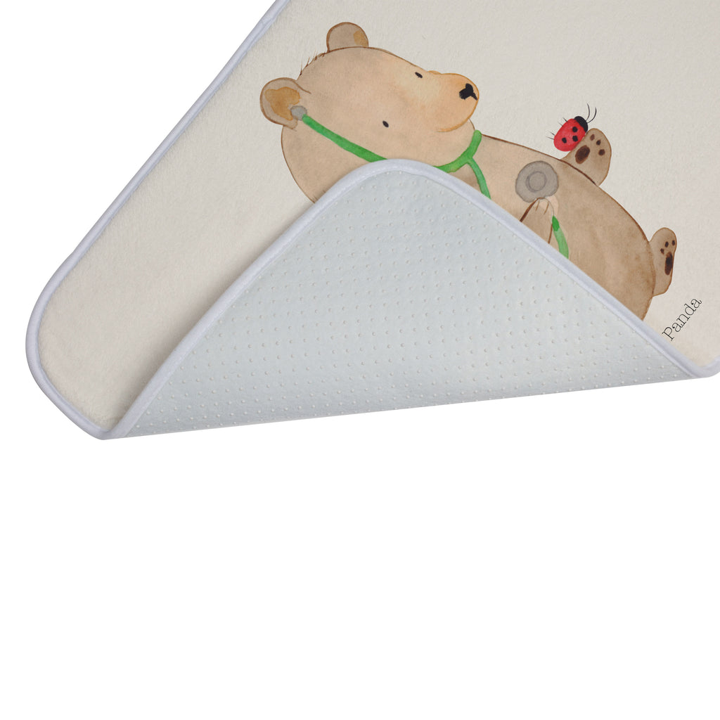 Badvorleger Bär Arzt Badematte, Badteppich, Duschvorleger, Badezimmerteppich, Badezimmermatte, Badvorleger, Duschmatte, Duschteppich, Bär, Teddy, Teddybär, Arzt, Ärztin, Doktor, Professor, Doktorin, Professorin