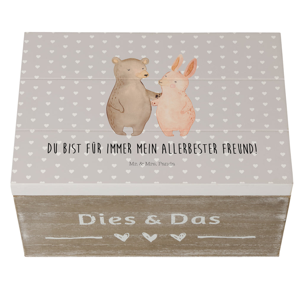 Holzkiste Bär Hase Umarmen Holzkiste, Kiste, Schatzkiste, Truhe, Schatulle, XXL, Erinnerungsbox, Erinnerungskiste, Dekokiste, Aufbewahrungsbox, Liebe, Partner, Freund, Freundin, Ehemann, Ehefrau, Heiraten, Verlobung, Heiratsantrag, Liebesgeschenk, Jahrestag, Hocheitstag, Freunde, bester Freund, Hase, Bär, Bärchen, best friends