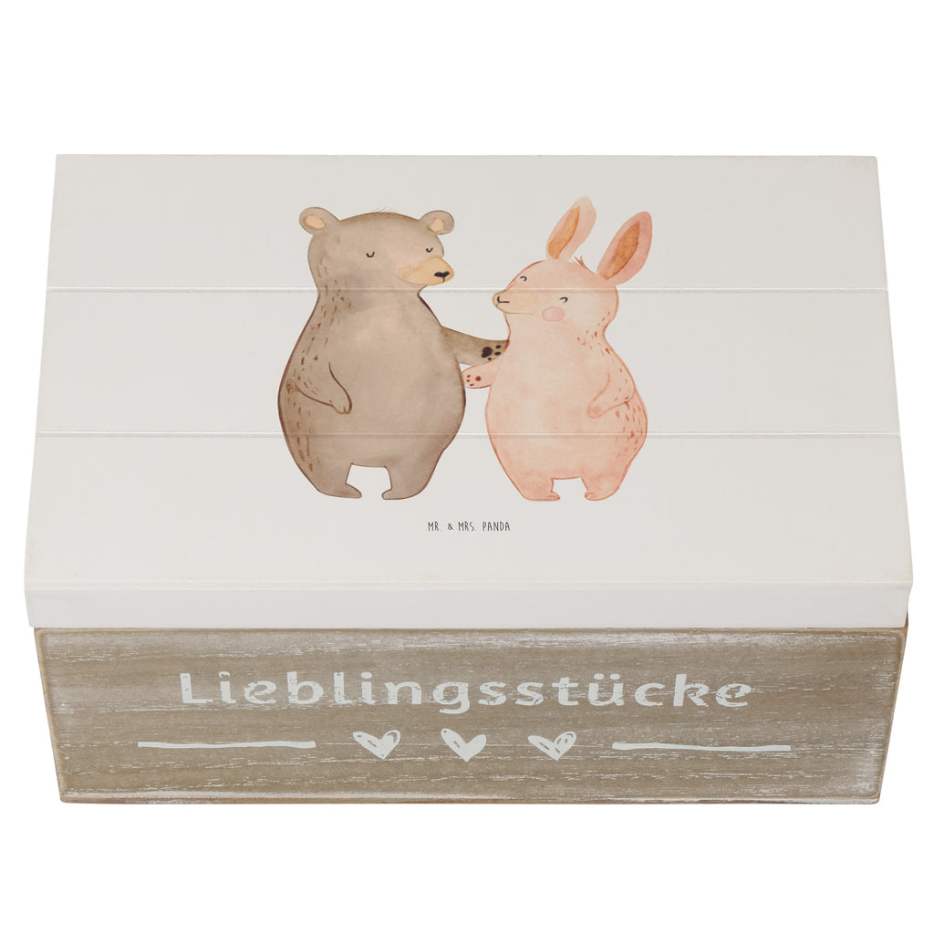 Holzkiste Bär Hase Umarmen Holzkiste, Kiste, Schatzkiste, Truhe, Schatulle, XXL, Erinnerungsbox, Erinnerungskiste, Dekokiste, Aufbewahrungsbox, Liebe, Partner, Freund, Freundin, Ehemann, Ehefrau, Heiraten, Verlobung, Heiratsantrag, Liebesgeschenk, Jahrestag, Hocheitstag, Freunde, bester Freund, Hase, Bär, Bärchen, best friends
