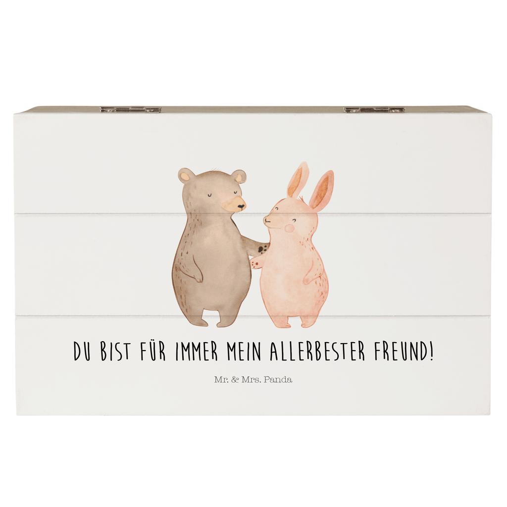 Holzkiste Bär Hase Umarmen Holzkiste, Kiste, Schatzkiste, Truhe, Schatulle, XXL, Erinnerungsbox, Erinnerungskiste, Dekokiste, Aufbewahrungsbox, Liebe, Partner, Freund, Freundin, Ehemann, Ehefrau, Heiraten, Verlobung, Heiratsantrag, Liebesgeschenk, Jahrestag, Hocheitstag, Freunde, bester Freund, Hase, Bär, Bärchen, best friends