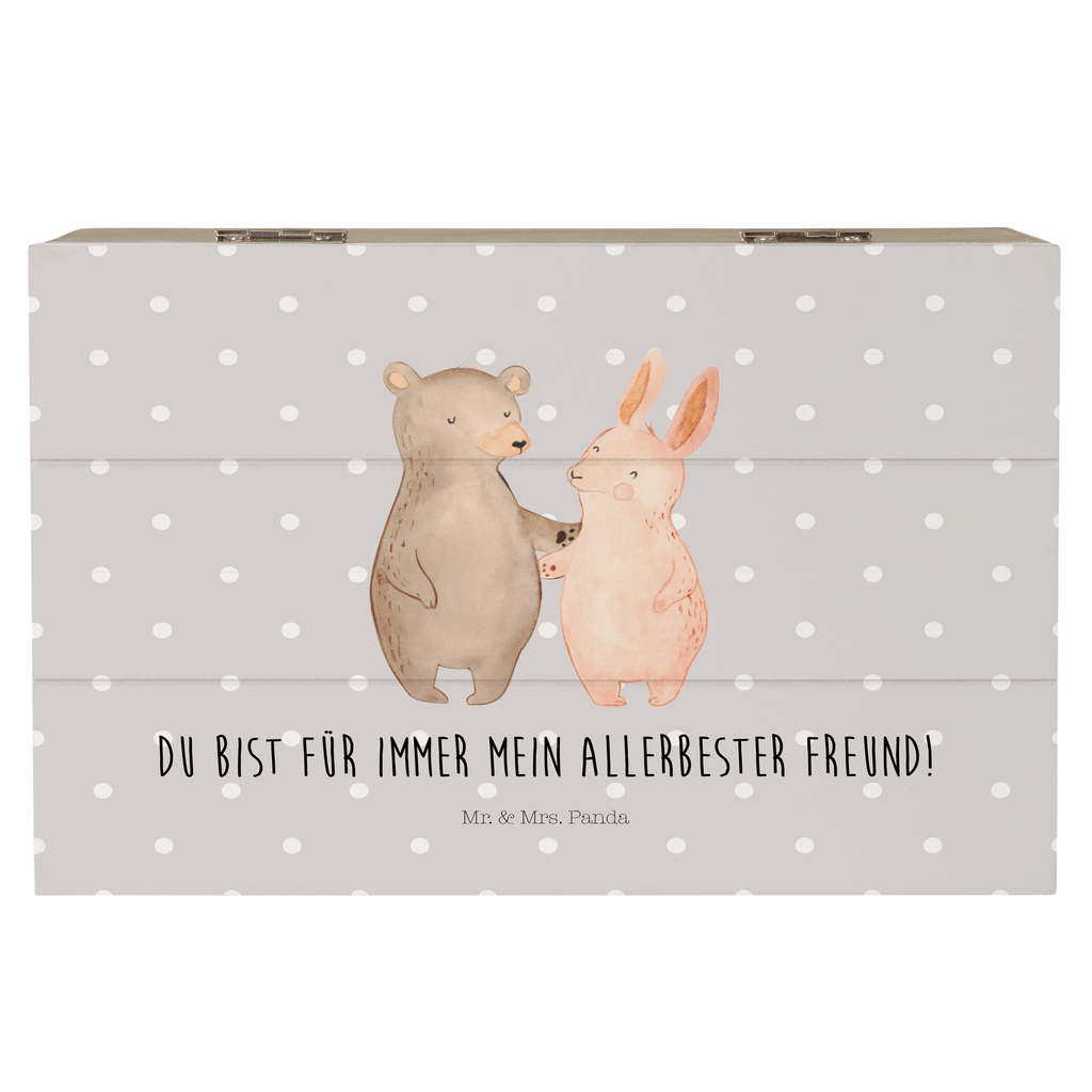 Holzkiste Bär Hase Umarmen Holzkiste, Kiste, Schatzkiste, Truhe, Schatulle, XXL, Erinnerungsbox, Erinnerungskiste, Dekokiste, Aufbewahrungsbox, Liebe, Partner, Freund, Freundin, Ehemann, Ehefrau, Heiraten, Verlobung, Heiratsantrag, Liebesgeschenk, Jahrestag, Hocheitstag, Freunde, bester Freund, Hase, Bär, Bärchen, best friends