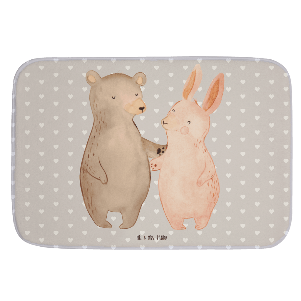 Badvorleger Bär Hase Umarmen Badematte, Badteppich, Duschvorleger, Badezimmerteppich, Badezimmermatte, Badvorleger, Duschmatte, Duschteppich, Liebe, Partner, Freund, Freundin, Ehemann, Ehefrau, Heiraten, Verlobung, Heiratsantrag, Liebesgeschenk, Jahrestag, Hocheitstag, Freunde, bester Freund, Hase, Bär, Bärchen, best friends