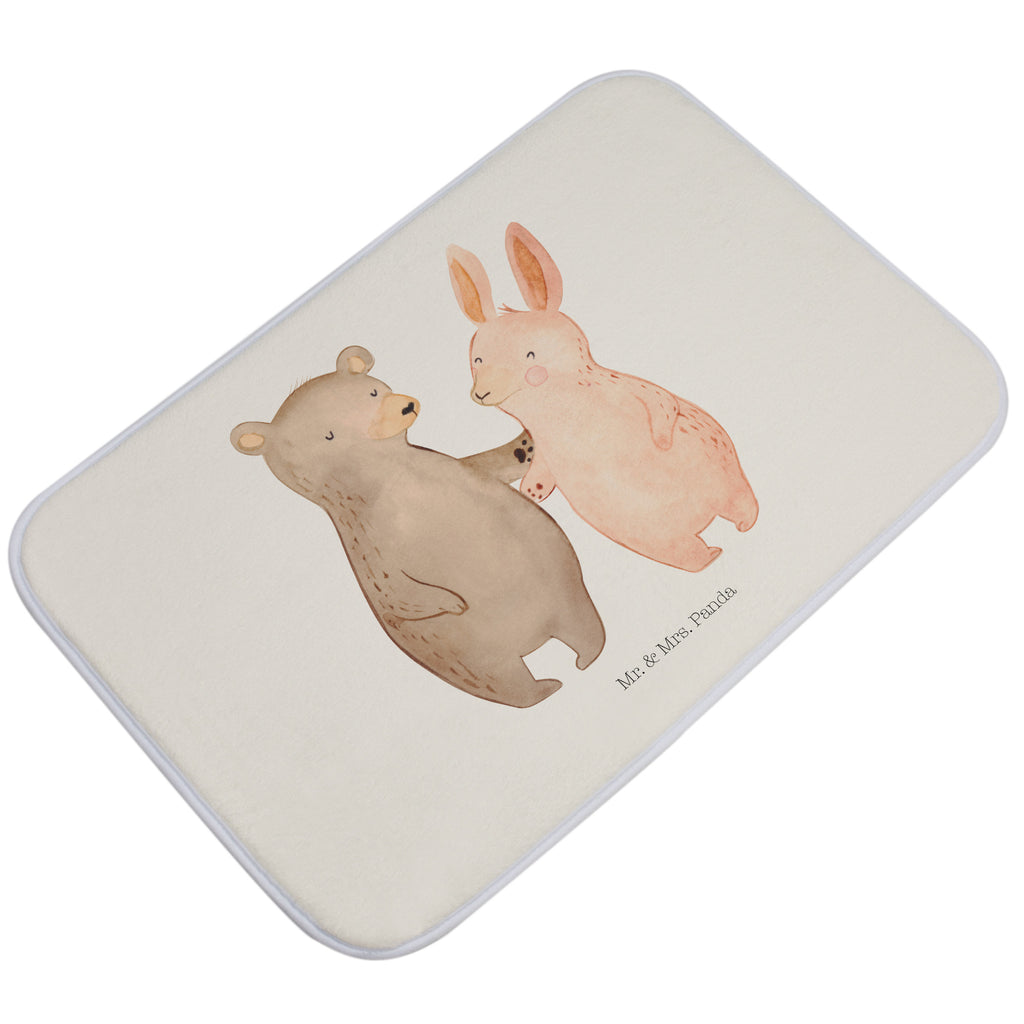 Badvorleger Bär Hase Umarmen Badematte, Badteppich, Duschvorleger, Badezimmerteppich, Badezimmermatte, Badvorleger, Duschmatte, Duschteppich, Liebe, Partner, Freund, Freundin, Ehemann, Ehefrau, Heiraten, Verlobung, Heiratsantrag, Liebesgeschenk, Jahrestag, Hocheitstag, Freunde, bester Freund, Hase, Bär, Bärchen, best friends