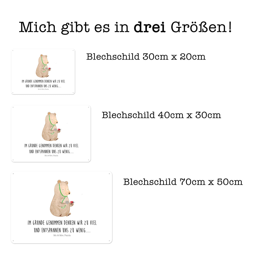 Blechschild Bär Arzt Bär, Arzt, Ärztin, Doktor, Professor, Doktorin, Professorin Blechschild, Metallschild, Geschenk Schild, Schild, Magnet-Metall-Schild, Deko Schild, Wandschild, Wand-Dekoration, Türschild, Wandschild, Metallschild  Bär, Teddy, Teddybär