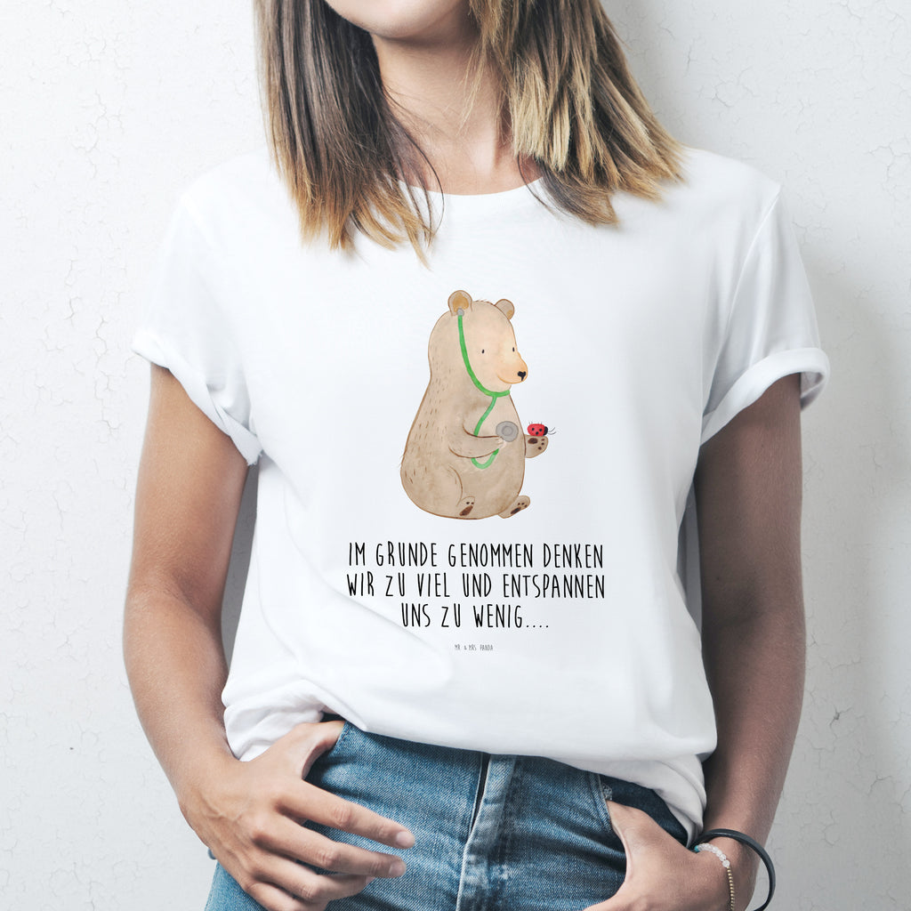 Größe S T-Shirt Bär Arzt T-Shirt, Shirt, Tshirt, Lustiges T-Shirt, T-Shirt mit Spruch, Party, Junggesellenabschied, Jubiläum, Geburstag, Herrn, Damen, Männer, Frauen, Schlafshirt, Nachthemd, Sprüche, Bär, Teddy, Teddybär, Arzt, Ärztin, Doktor, Professor, Doktorin, Professorin