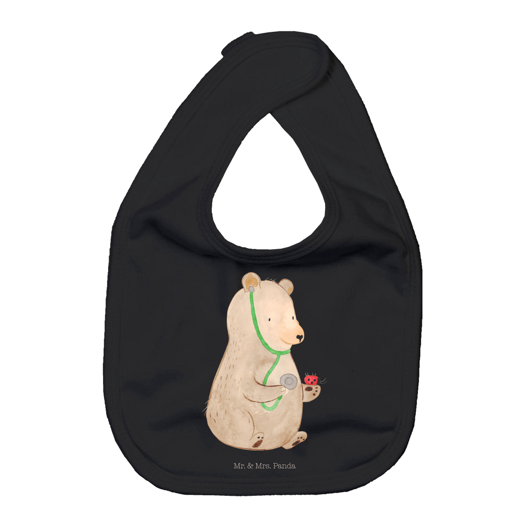 Organic Babylätzchen Bär Arzt Baby, Lätzchen, Spucktuch, Sabberlätzchen, Klettlätzchen, Babygeschenk, Baby Lätzchen, Geschenk für Geburt, Geschenk zur Geburt, Baby Spucktuch, Babyausstattung, Geschenkidee für Babyparty, Bär, Teddy, Teddybär, Arzt, Ärztin, Doktor, Professor, Doktorin, Professorin