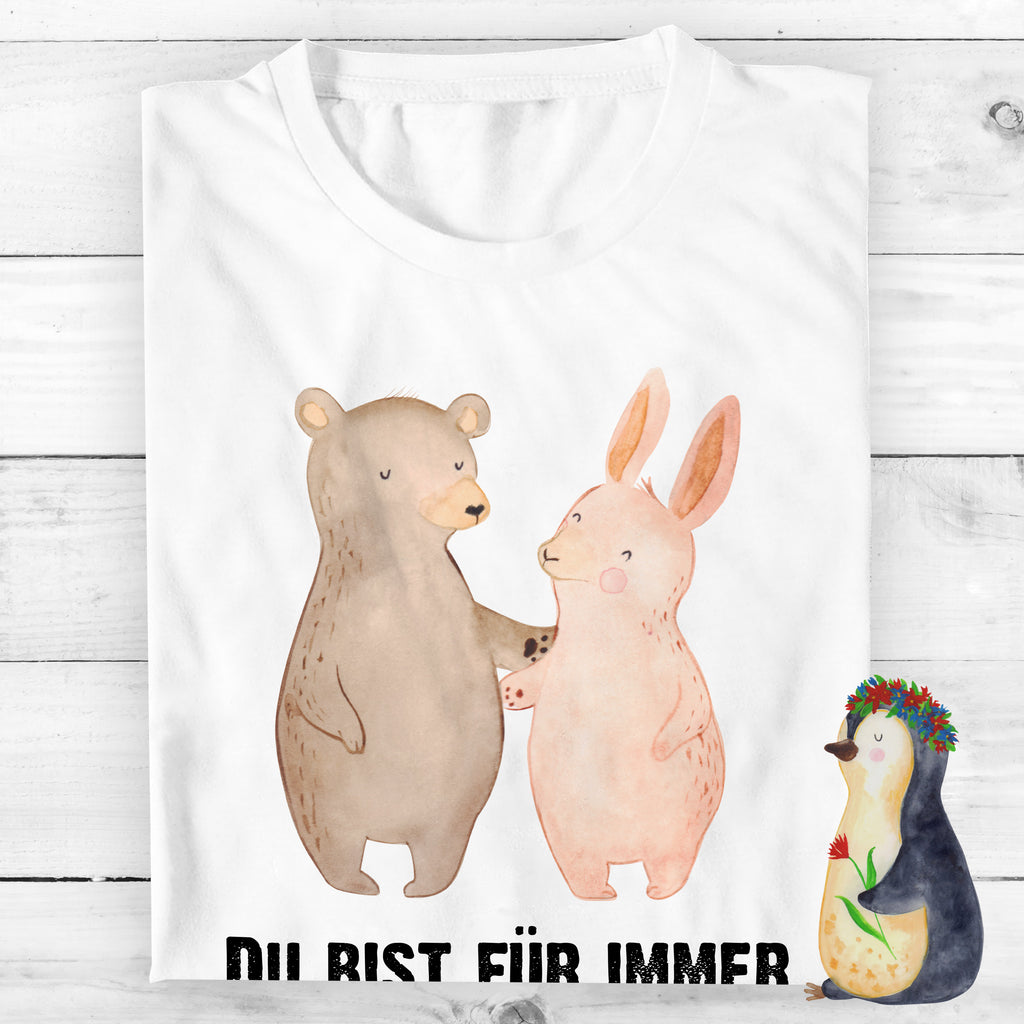 Größe XXL T-Shirt Bär Hase Umarmen T-Shirt, Shirt, Tshirt, Lustiges T-Shirt, T-Shirt mit Spruch, Party, Junggesellenabschied, Jubiläum, Geburstag, Herrn, Damen, Männer, Frauen, Schlafshirt, Nachthemd, Sprüche, Liebe, Partner, Freund, Freundin, Ehemann, Ehefrau, Heiraten, Verlobung, Heiratsantrag, Liebesgeschenk, Jahrestag, Hocheitstag, Freunde, bester Freund, Hase, Bär, Bärchen, best friends