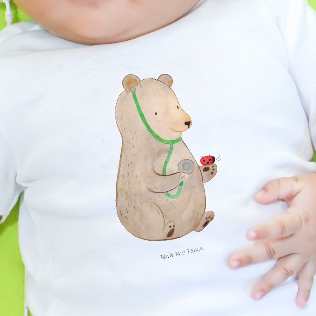 18-24 Monate Baby Longsleeve Bär Arzt Mädchen, Jungen, Baby, Langarm, Bio, Kleidung, Longsleeve, Bär, Teddy, Teddybär, Arzt, Ärztin, Doktor, Professor, Doktorin, Professorin